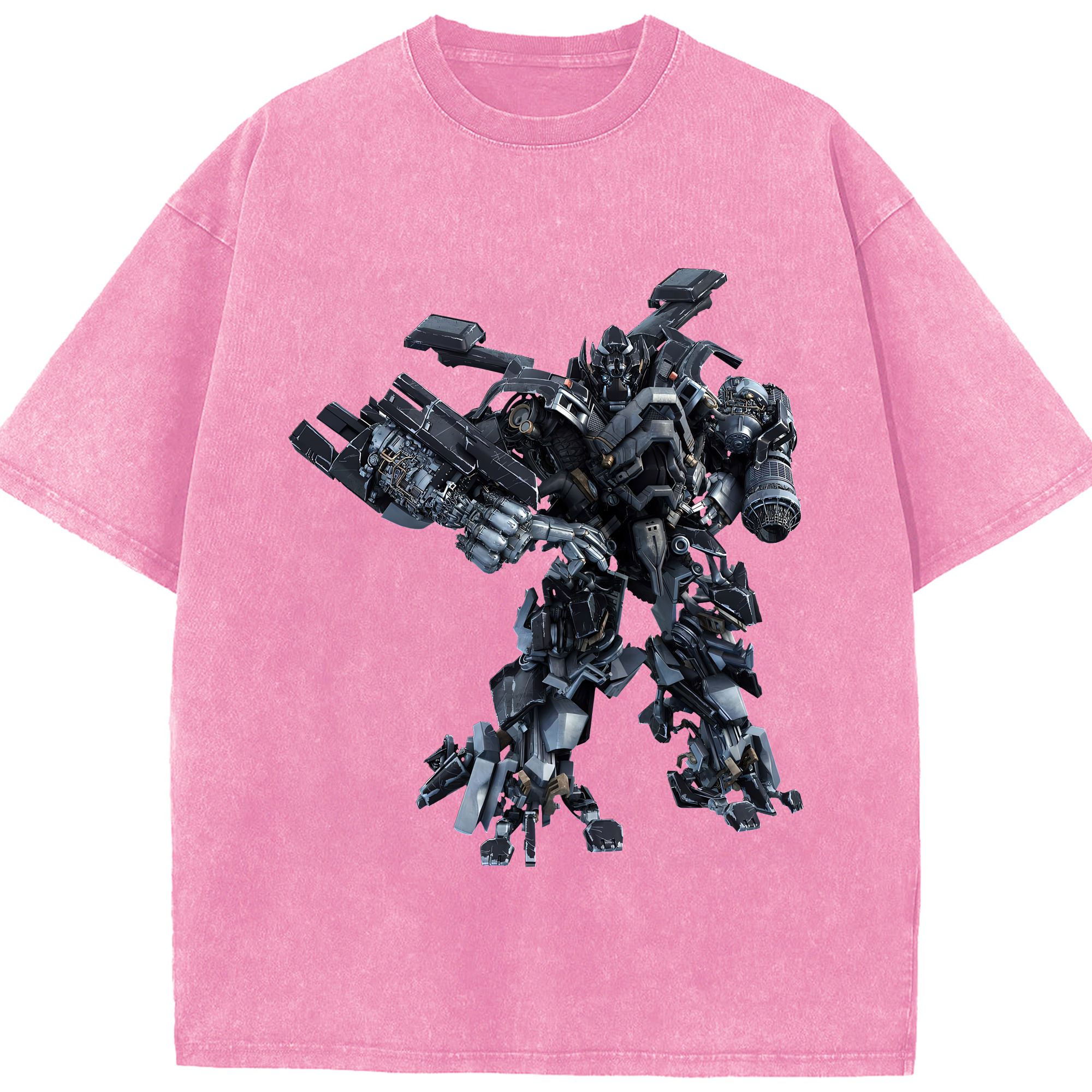 （画像用） Transformers トランスフォーマー 綿100% ヴィンテージ風 半袖Tシャツ（フロントプリント）